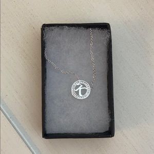 “K” Initial Necklace